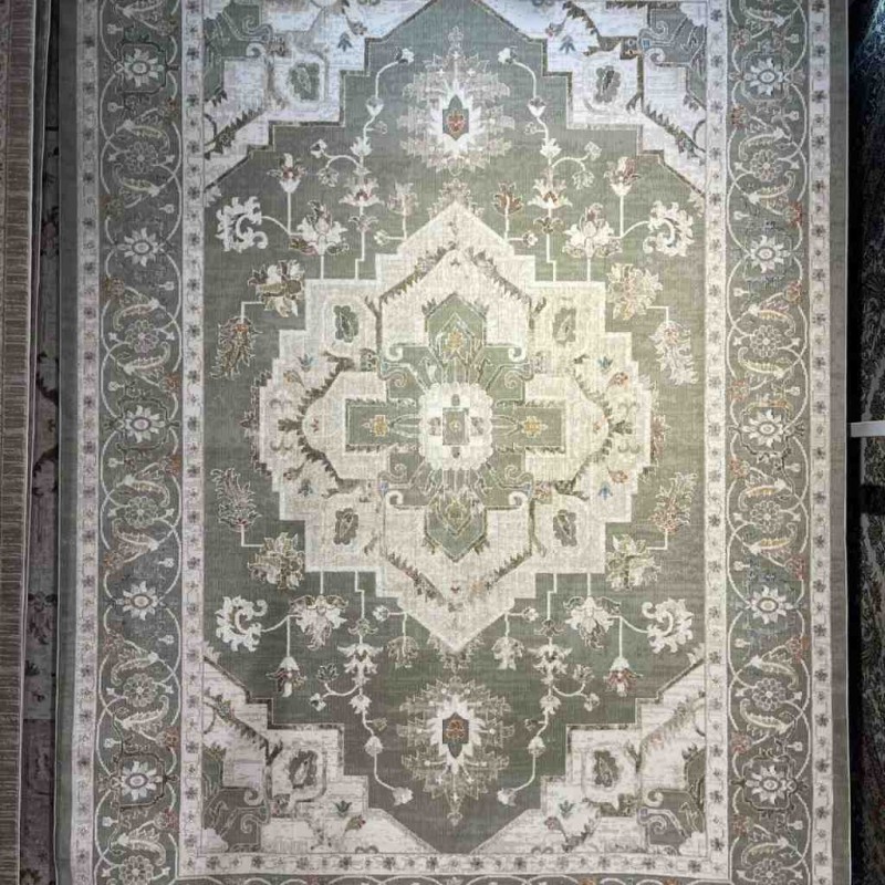 سجاد تركي بوهيمي اورنات G0641A اخضر مقاس 400*500