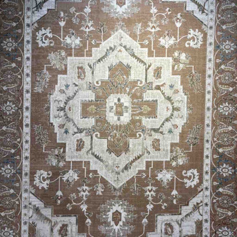 سجاد تركي بوهيمي اورنات G0641A تيرا مقاس 100*300