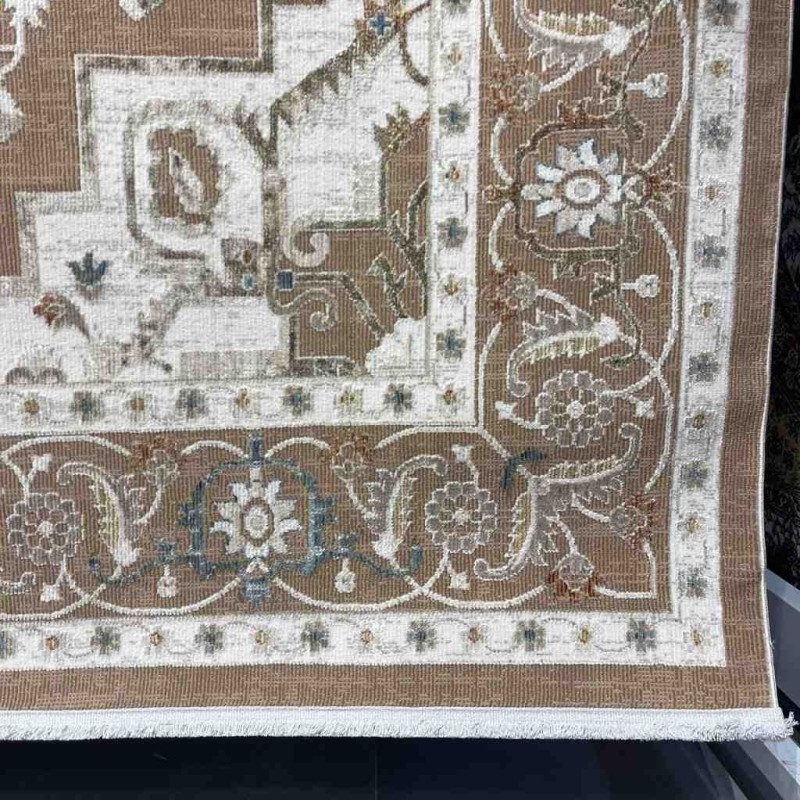 سجاد تركي بوهيمي اورنات G0641A تيرا مقاس 100*300