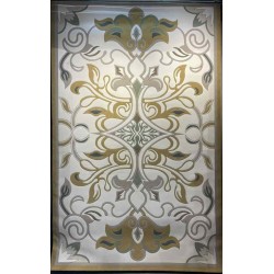 سجاد تركي بالاس S0190A  ابيض ذهبي مقاس  100*200