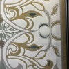 سجاد تركي بالاس S0190A  ابيض ذهبي مقاس 100*400
