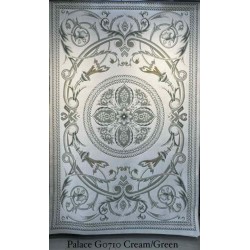 سجاد تركي بالاس G0710 كلاسيك نقش ملكي قصور سميك ناعم كريم اخضر مقاس 250*350 سجاد تركي بالاس G0710 كلاسيك نقش ملكي قصور سميك ناعم كريم اخضر مقاس 250*350