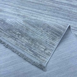 سجاد بيرل تركي 26815A رصاصي ابيض مقاس 100*200