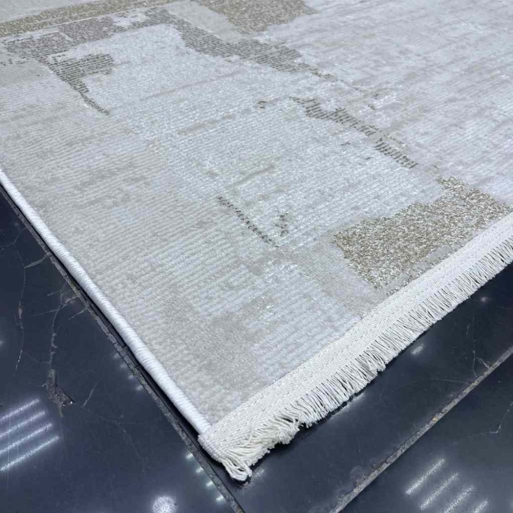 سجاد بيرل تركي 28627A بيج كريم مقاس 150*230