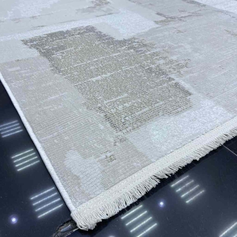 سجاد بيرل تركي 28627A كريم مقاس 100*200