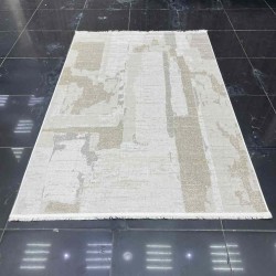 سجاد بيرل تركي 28627A بيج كريم مقاس 150*230