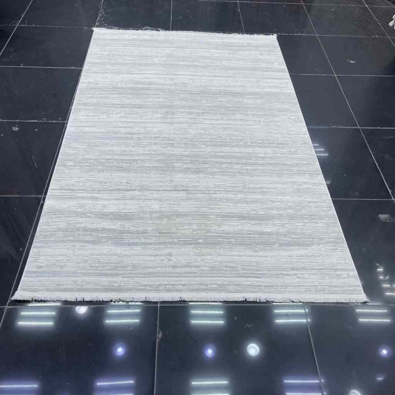 سجاد بيرل تركي 26815A كريم ابيض مقاس 100*200