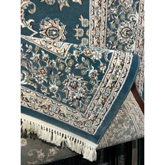سجاد تركي صفوان كلاسيك سميك ناعم 40571 سماوي مقاس 100*200 سجاد تركي صفوان كلاسيك سميك ناعم 40571 سماوي مقاس 100*200
