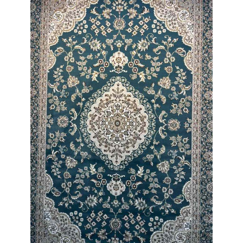 سجاد تركي صفوان كلاسيك سميك ناعم 40571 سماوي مقاس 250*350