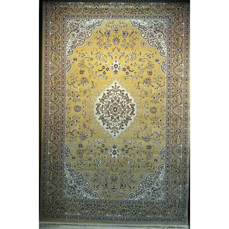 سجاد تركي صفوان كلاسيك سميك ناعم 40571 ذهبي مقاس 400*600