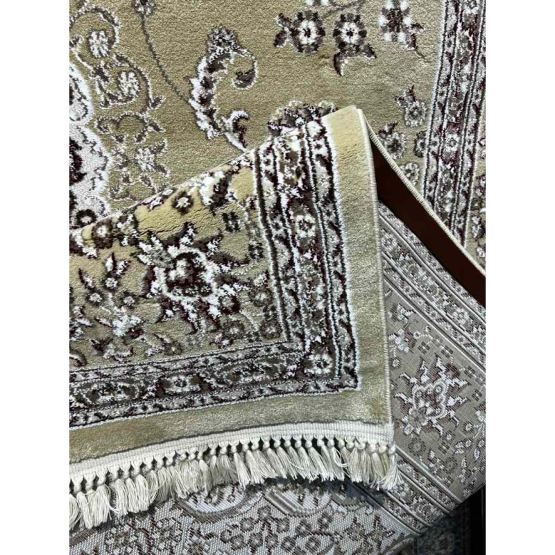 سجاد تركي صفوان كلاسيك سميك ناعم 40571 ذهبي مقاس 400*600