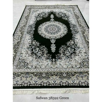 سجاد تركي صفوان كلاسيك سميك ناعم 38592 اخضر مقاس 250*350