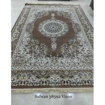 سجاد تركي صفوان كلاسيك سميك ناعم 38592 فيزون مقاس 250*350
