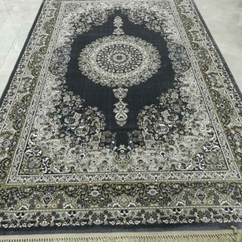 سجاد تركي صفوان كلاسيك سميك ناعم 38592 رصاصي مقاس 100*300