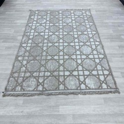 Turkish Burlap Rug Oakville OH363A Blue Cream Size 200*300