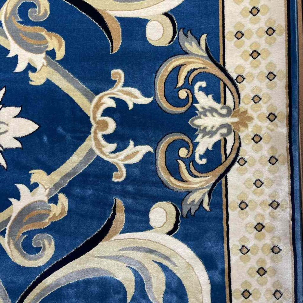 سجاد شرقي تبريز تركي 40426 سماوي مقاس 100*400