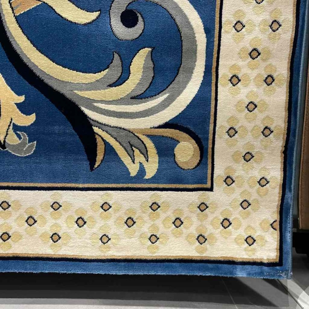 سجاد شرقي تبريز تركي 40426 سماوي مقاس 100*400