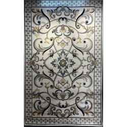 سجاد شرقي تبريز تركي 40426 كريم مقاس 100*400