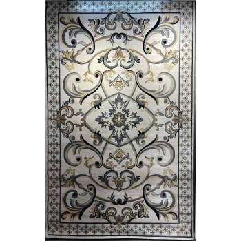 سجاد شرقي تبريز تركي 40426 كريم مقاس 250*350