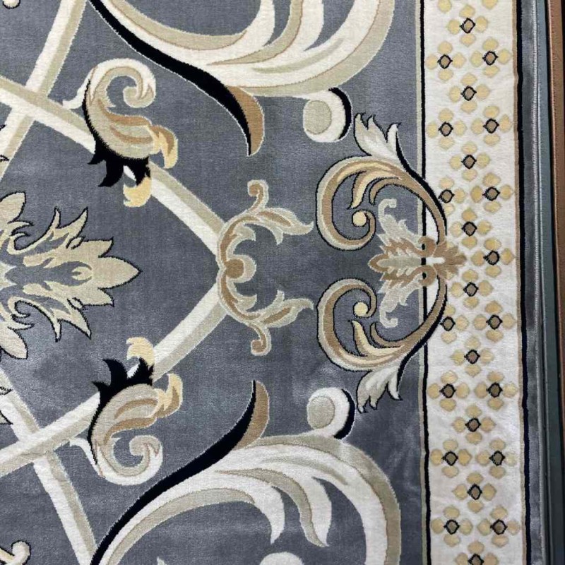 سجاد شرقي تبريز تركي 40426 رصاصي مقاس 250*350