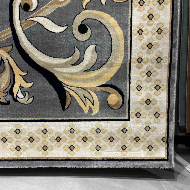 سجاد شرقي تبريز تركي 40426 رصاصي مقاس 250*350