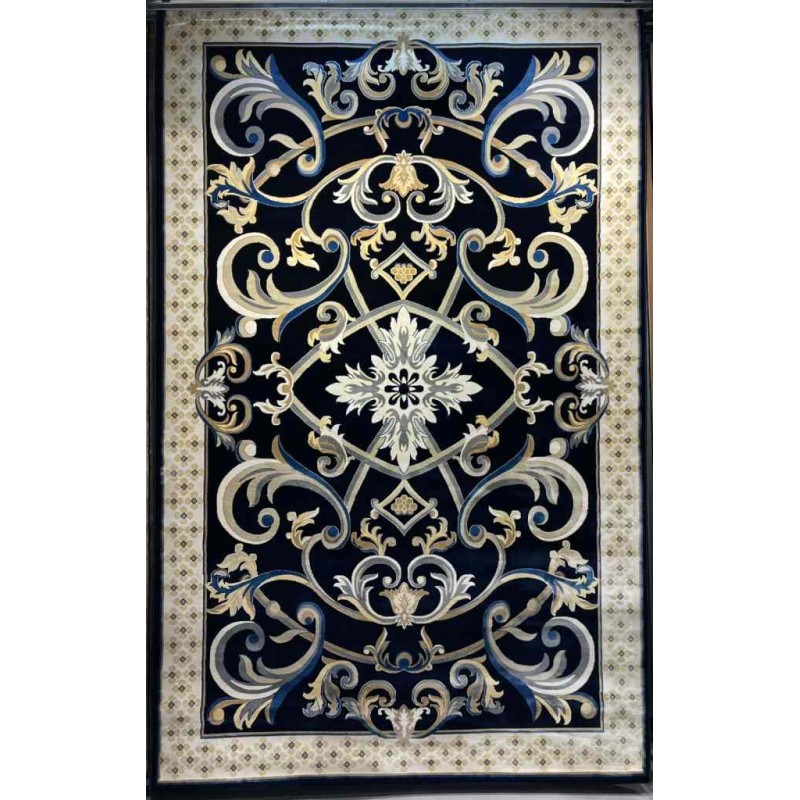 سجاد شرقي تبريز تركي 40426 كحلي مقاس 300*400