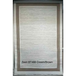 سجاد تركي اطار برواز زين BT488 كريم بني مقاس 400*500