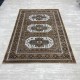 Modern Turkish diamond carpets 10940A Light brown size 100*200