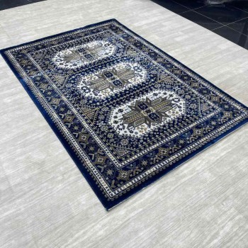 سجاد تركي الماس مودرن 10940A كحلي مقاس 300*400