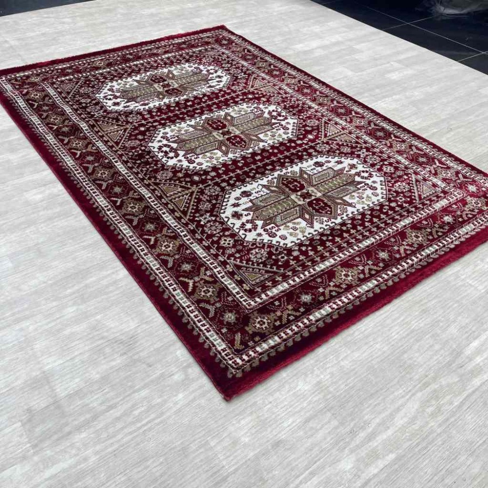 سجاد تركي الماس مودرن 10940A احمر مقاس 80*150