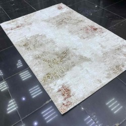 سجاد الماس تركي مودرن 30020A كريم برتقالي 150*220 سجاد الماس تركي مودرن 30020A كريم برتقالي 150*220