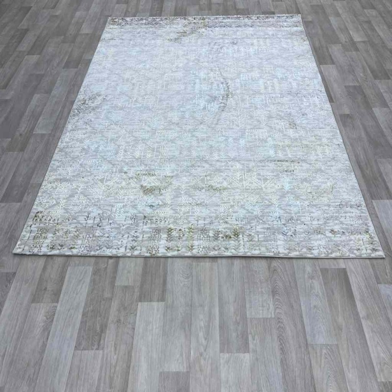 سجاد الماس تركي مودرن 35005A بيج ذهبي 150*220