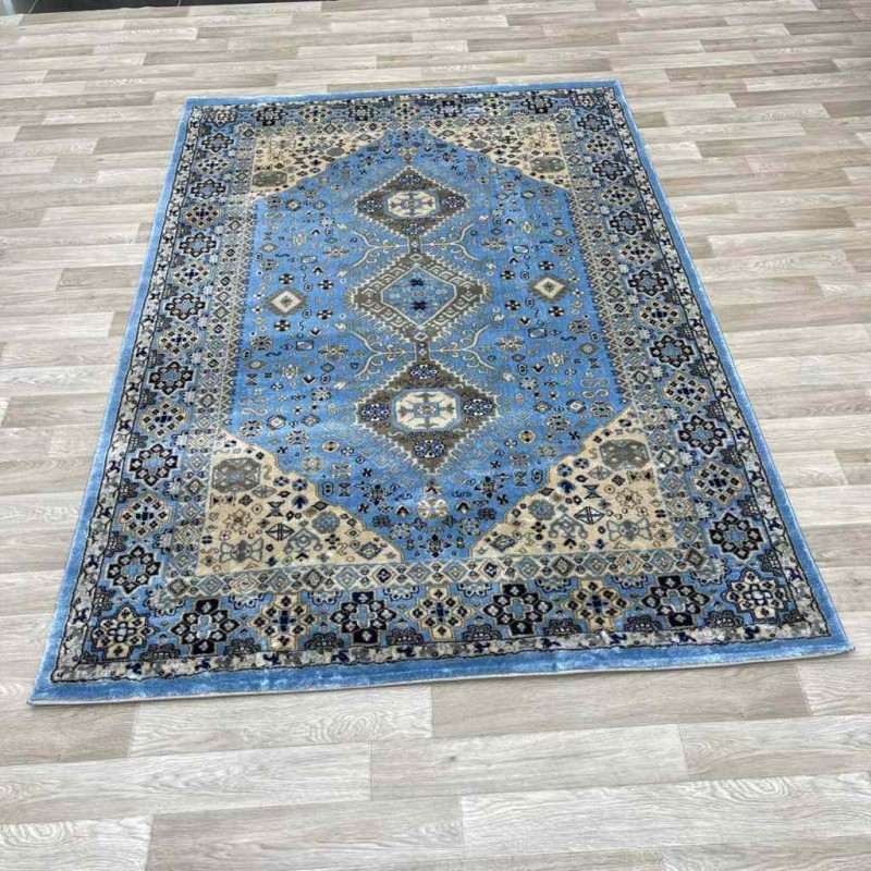 سجاد دايموند الماس تركي 10870A لون سماوي مقاس 300*400