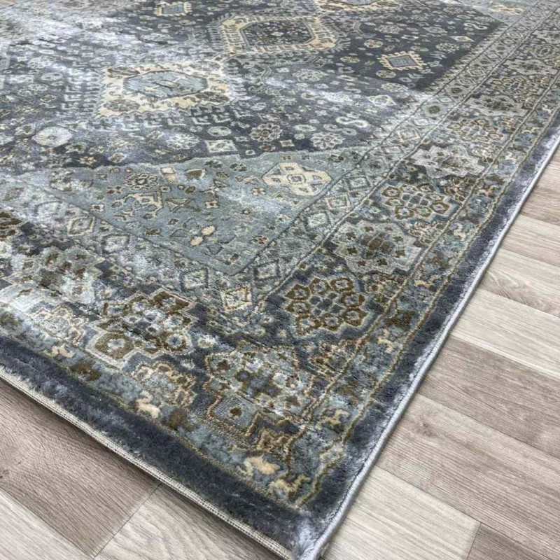 سجاد دايموند الماس تركي 10870A لون رصاصي مقاس 300*400