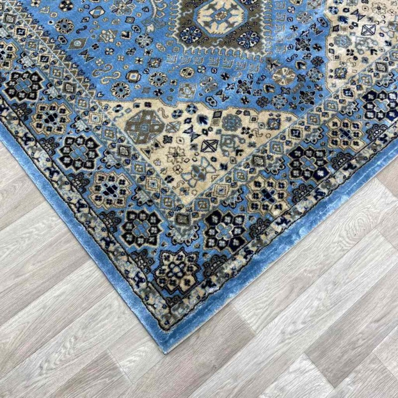 سجاد دايموند الماس تركي 10870A لون سماوي مقاس 300*400