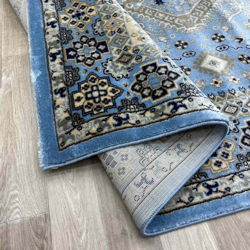 سجاد دايموند الماس تركي 10870A لون سماوي مقاس 300*400