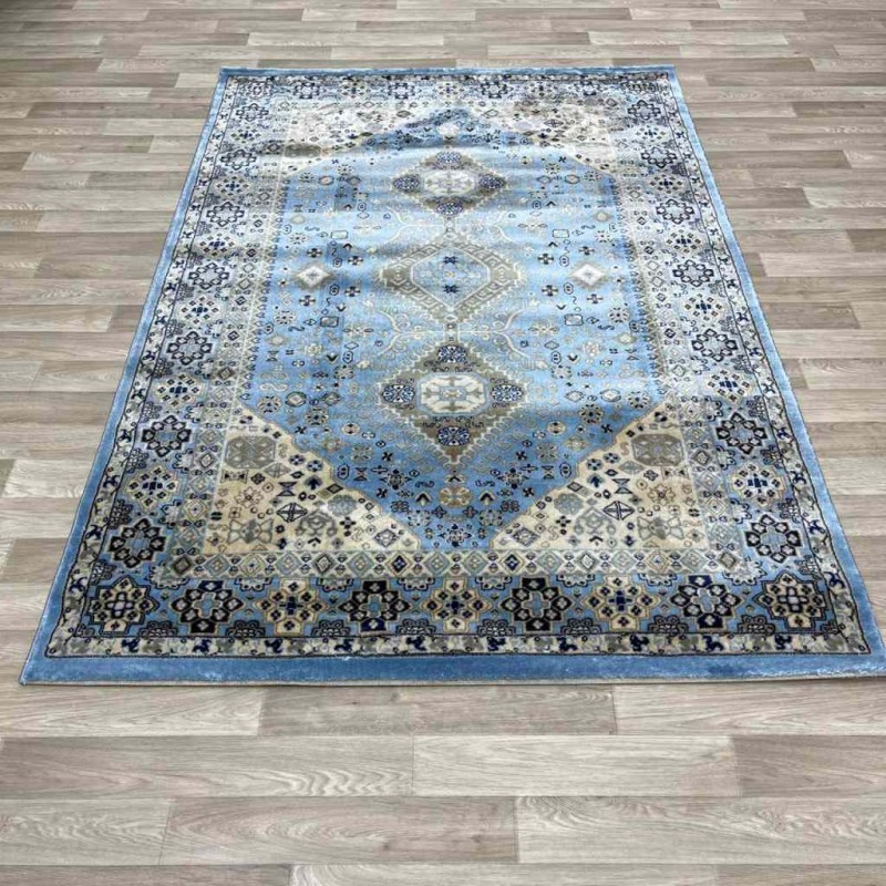 سجاد دايموند الماس تركي 10870A لون سماوي مقاس 300*400