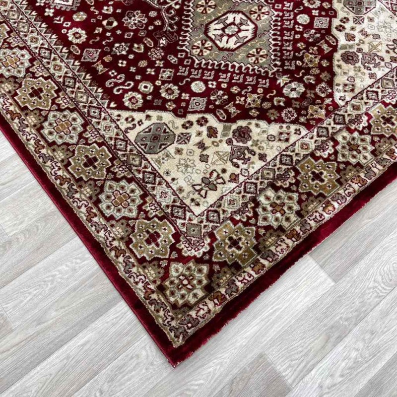 سجاد دايموند الماس تركي 10870A لون احمر مقاس 100*300