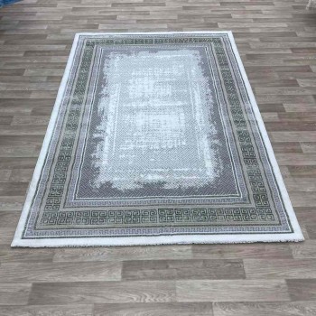 سجاد الماس تركي مودرن 30081B رمادي اخضر 200*300