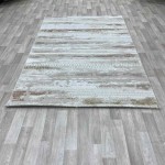 سجاد الماس تركي مودرن 30096A فيزون برتقالي 300*400