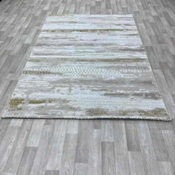 سجاد الماس تركي مودرن 30096A فيزون ذهبي 300*400