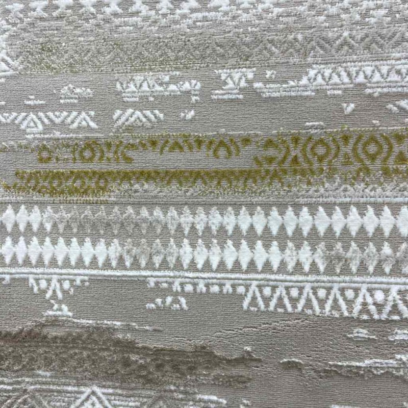 سجاد الماس تركي مودرن 30096A فيزون ذهبي 300*400