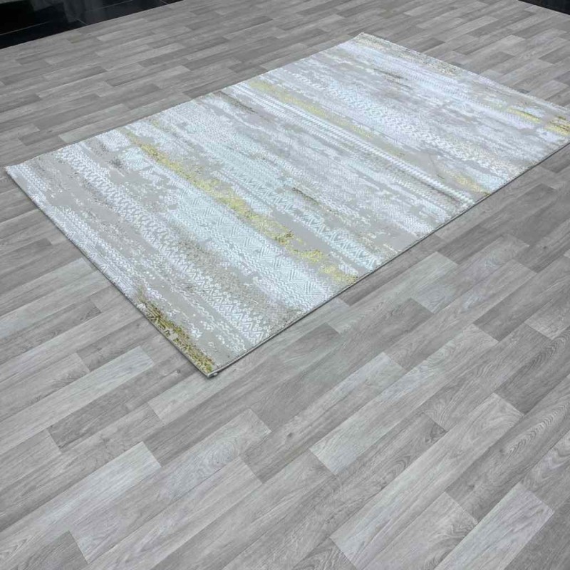 سجاد الماس تركي مودرن 30096A فيزون ذهبي 300*400