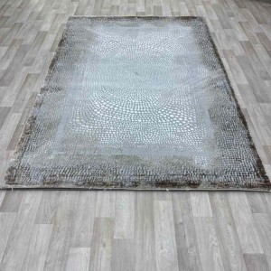 سجاد الماس تركي مودرن 30108A رمادي بني 150*220