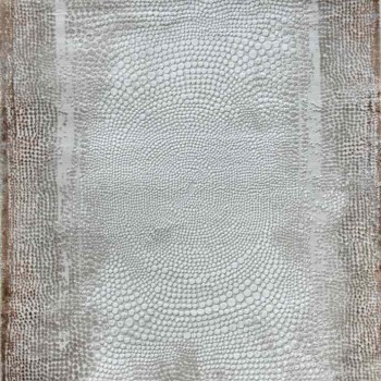 سجاد الماس تركي مودرن 30108A فيزون برتقالي 150*220