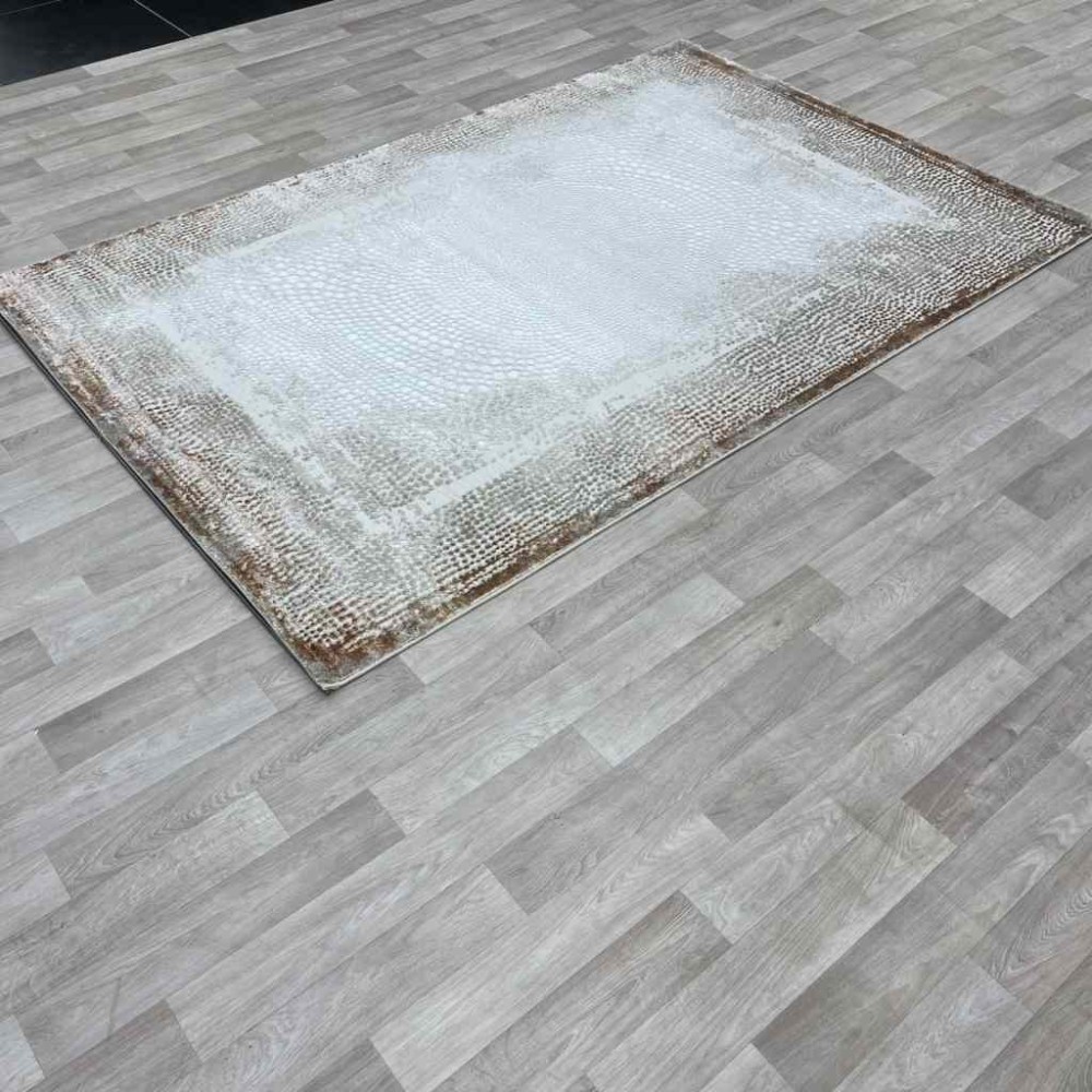 سجاد الماس تركي مودرن 30108A فيزون برتقالي 150*220