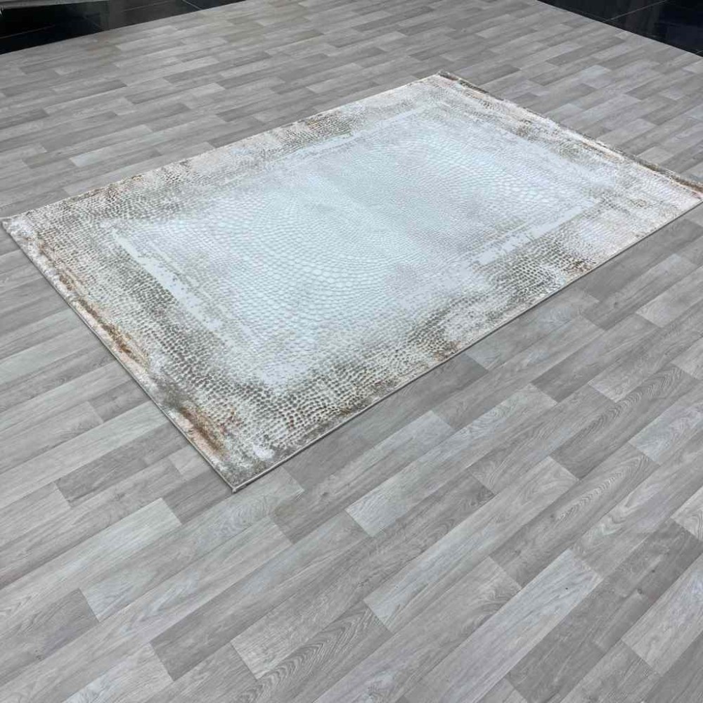 سجاد الماس تركي مودرن 30108A فيزون برتقالي 150*220