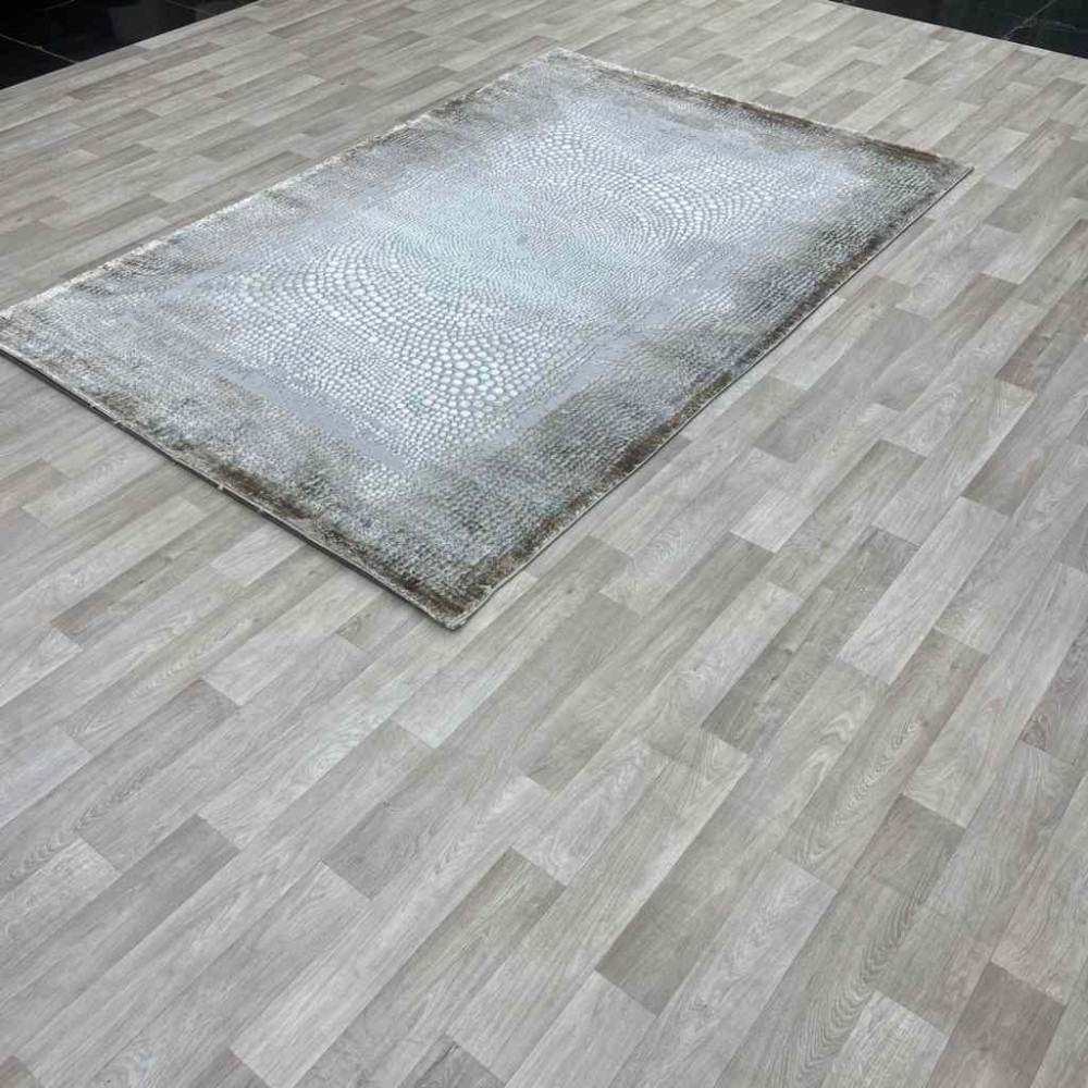 سجاد الماس تركي مودرن 30108A رمادي بني 150*220