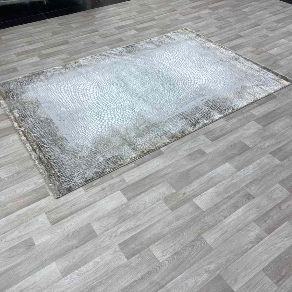 سجاد الماس تركي مودرن 30108A رمادي بني 150*220