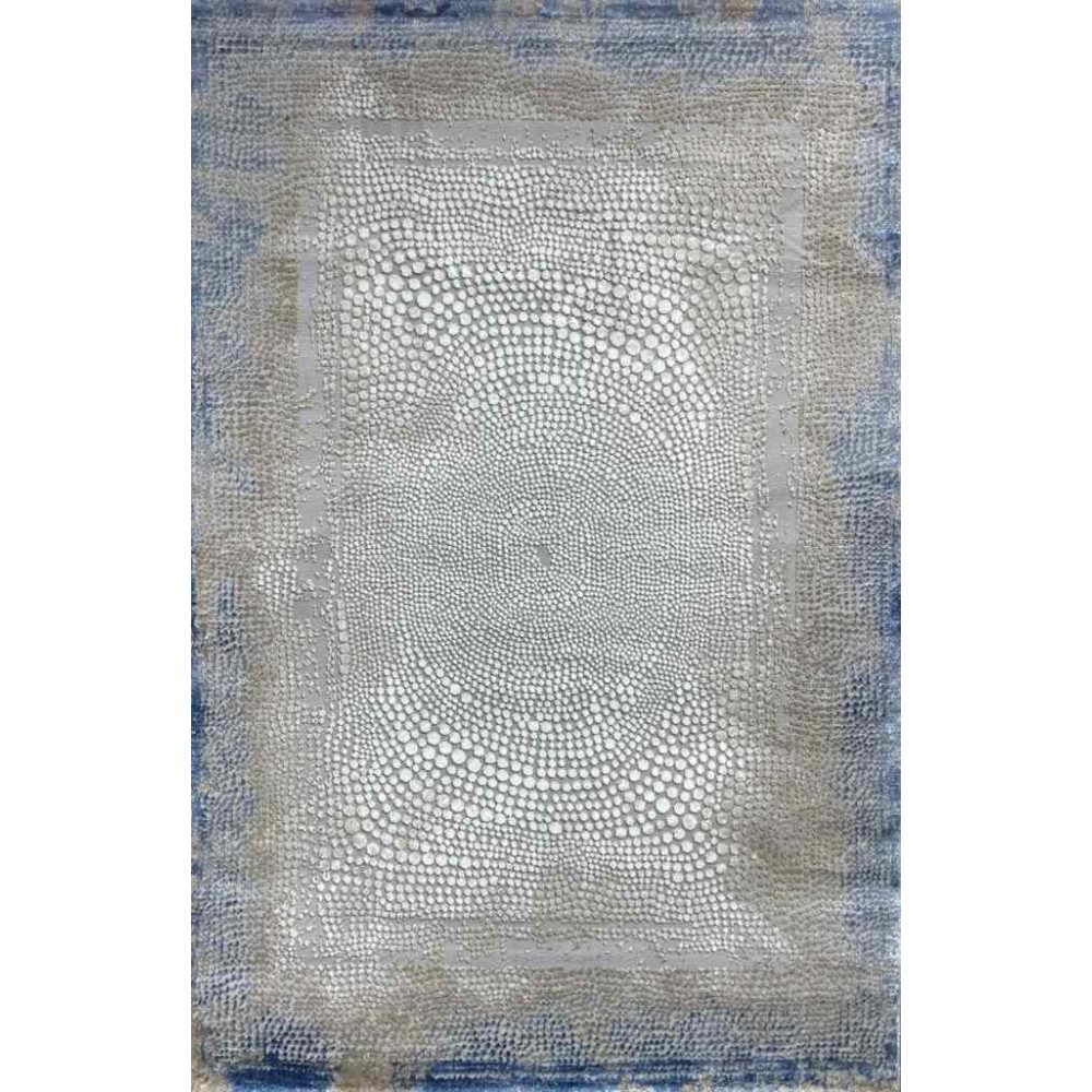 سجاد الماس تركي مودرن 30108A فيزون سماوي 150*220